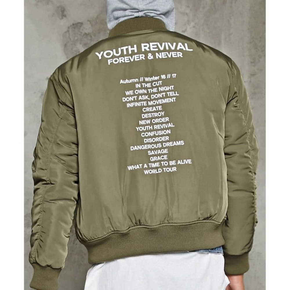 Forever 21 bomber jacket M